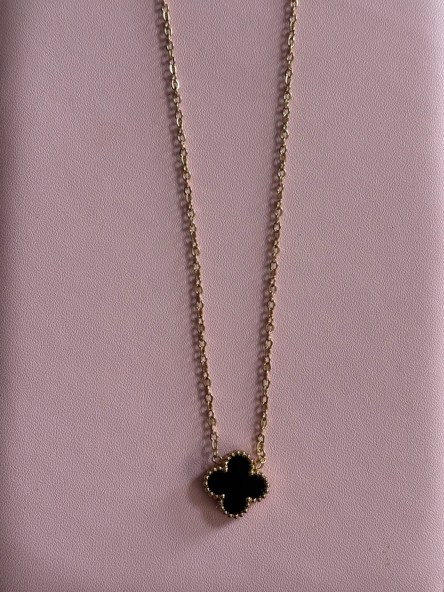 Black Clover Necklace