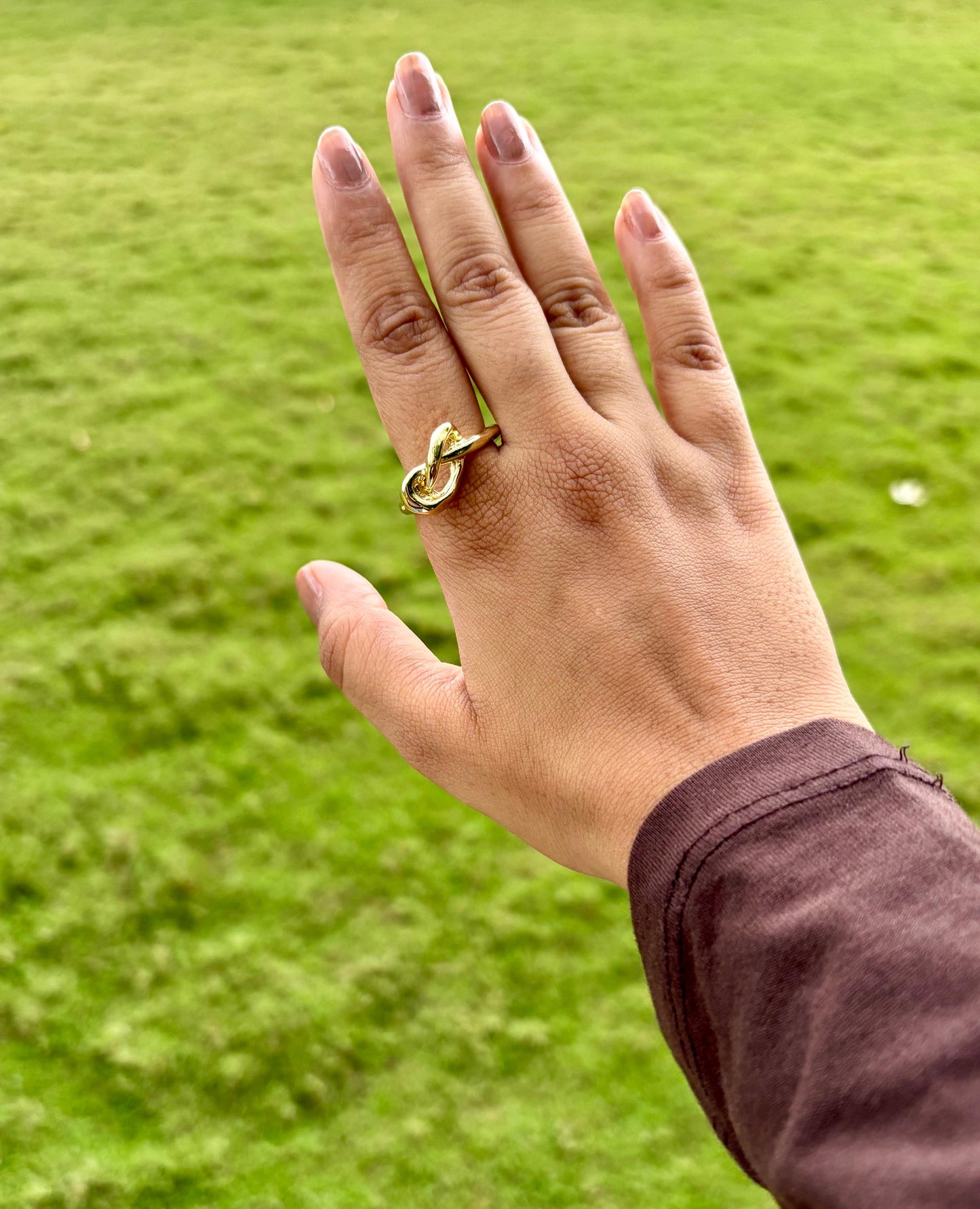 Gold Love Knot Ring