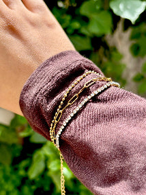 Minimalist Layered Bracelet Set