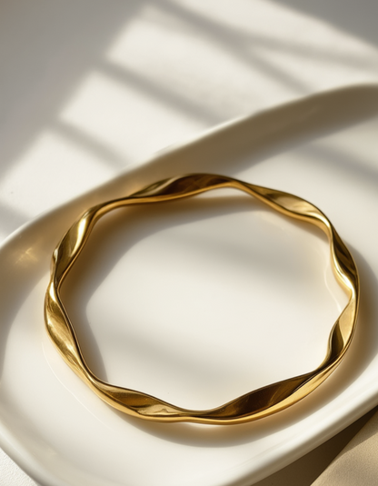 Twisted Glow Bangle