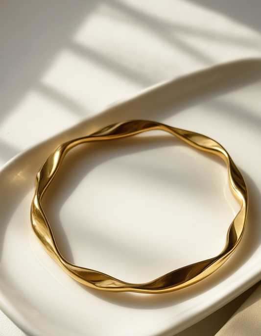 Twisted Glow Bangle