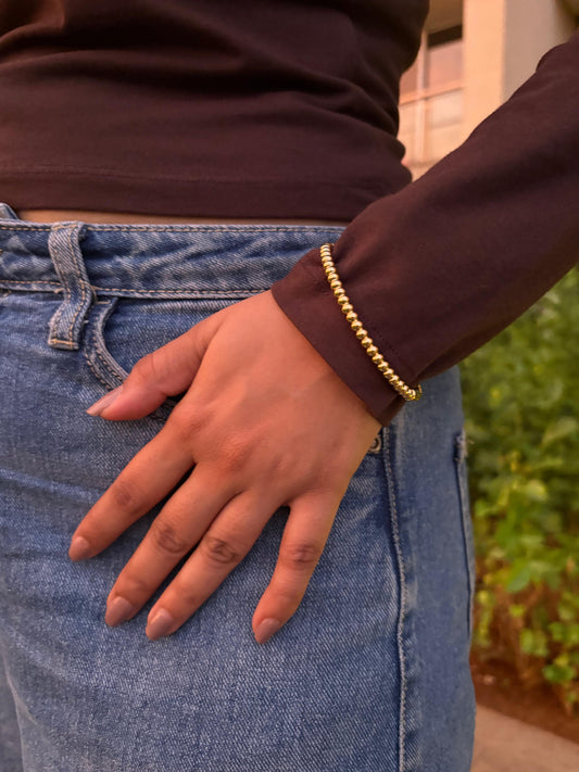 The Golden Bead cuff Bracelet