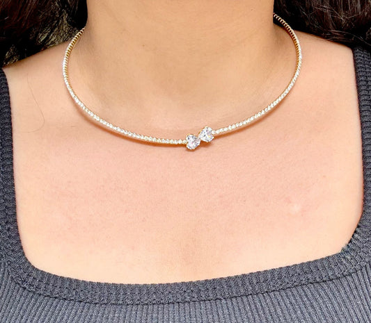 Twinkle Curve Choker necklace