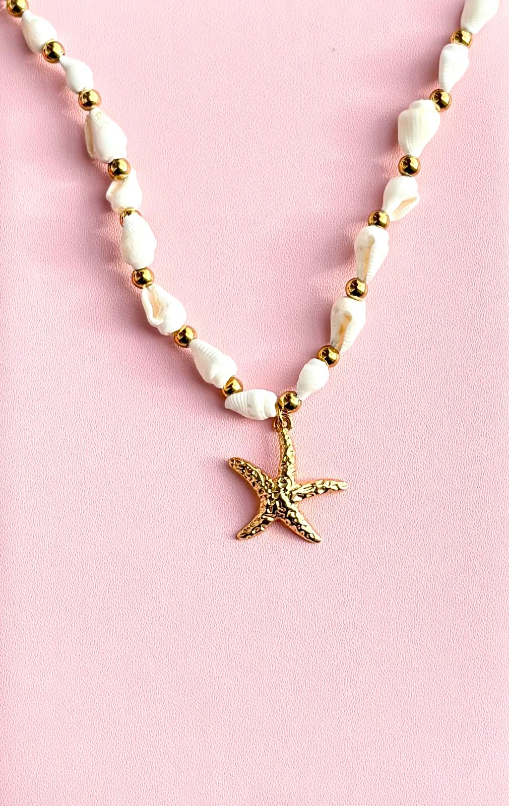 Starfish Charm Shell Necklace