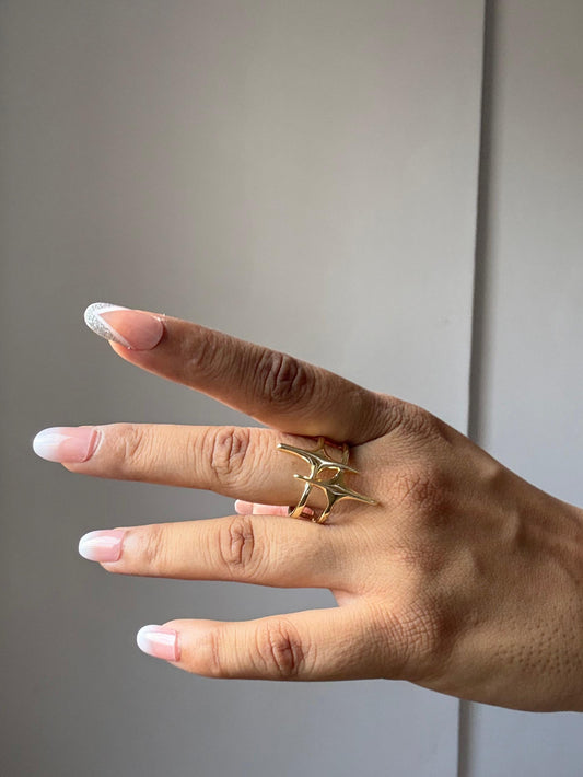 Gold Starbloom Ring