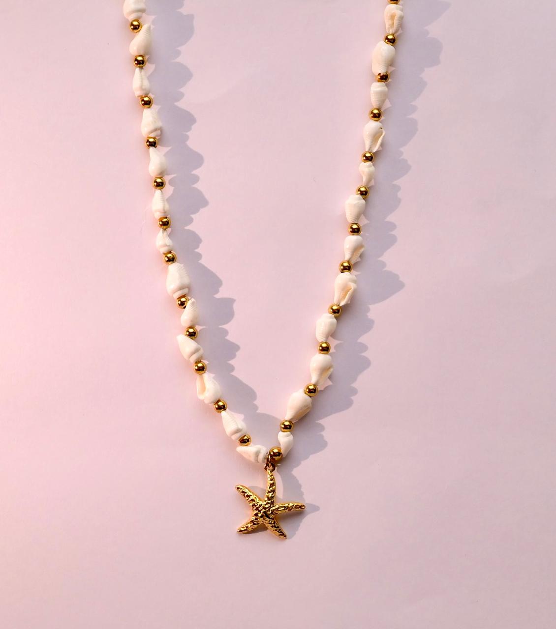 Starfish Charm Shell Necklace