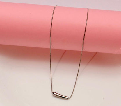 Sleek Bar Pendant Necklace