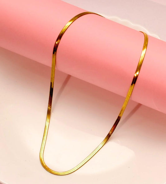 Sleek Snake Chain Necklace