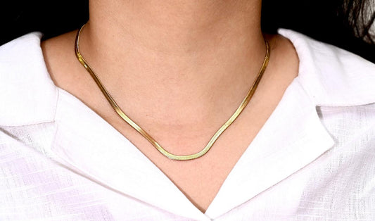 Sleek Snake Chain Necklace