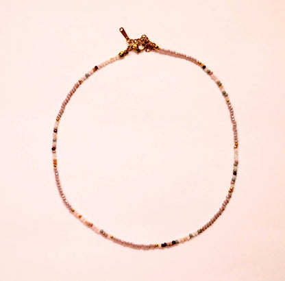 Lilac Beaded Everyday Necklace